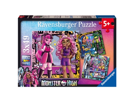 Puzzle Triple 3X49 Piezas MONSTER HIGH