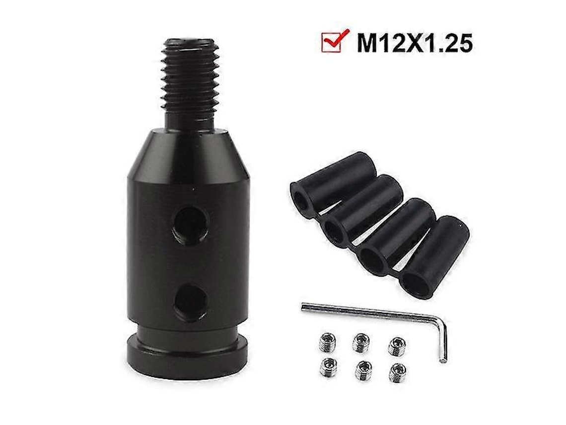 Adaptador de pomo de cambio manual M10x1.5/m12x1.25, aluminio RS SFN057
