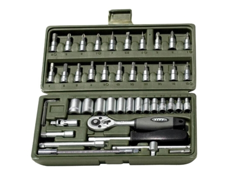 Sifer juego llaves vaso 46 piezas de 1-4 t22246