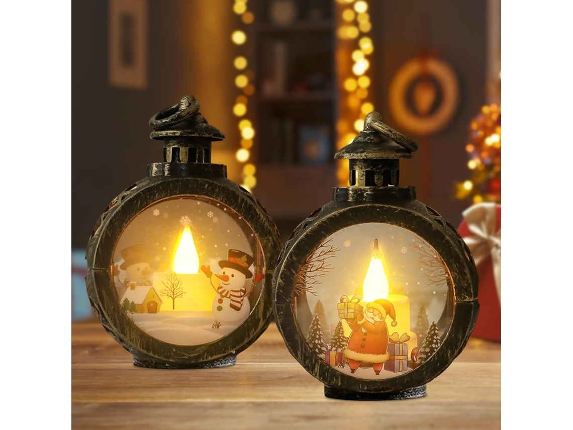 Decoraciones De Farolillos Navideños De Estilo Vintage