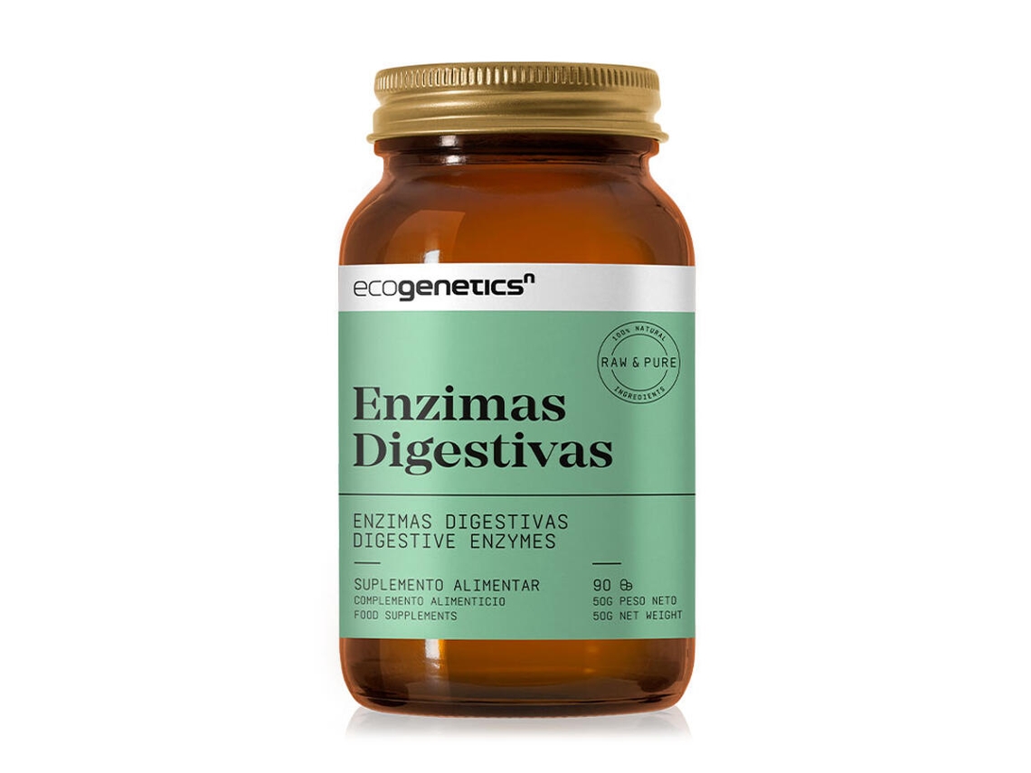 Complemento Alimenticio ECOGENETICSN Enzimas Digestivas (90 Cápsulas)