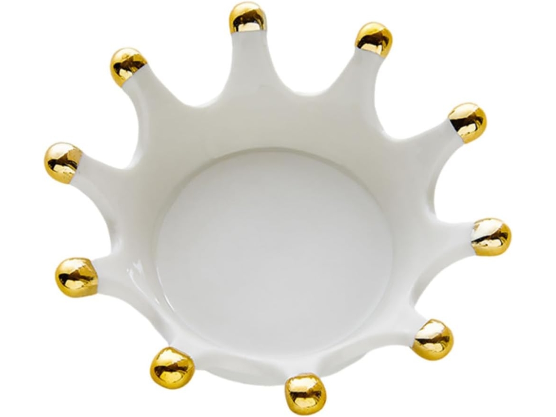 Blanca Portavelas Decorativo, Bandeja Para