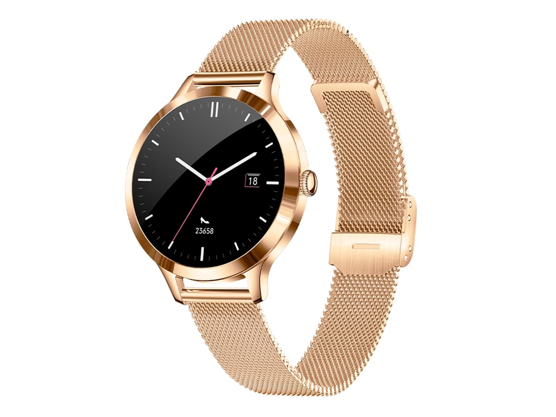 Reloj Inteligente T91 Con Pantalla Amoled Hd De 1,04 Pulgadas Y Bluetooth, Monitor De Actividad Física Y Frecuencia Cardíaca Para Mujer (ros