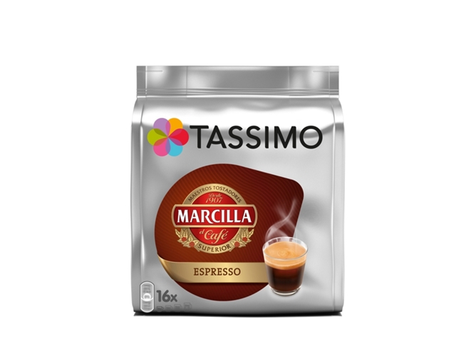 Cápsulas de café TASSIMO Marcilla Espresso 104g S16p