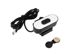 Cámara Usb 2k Con Autofoco Y Micrófono, Webcam 1080p Hd Con Luz De Relleno Para Vídeo En Vivo Y Ordenador