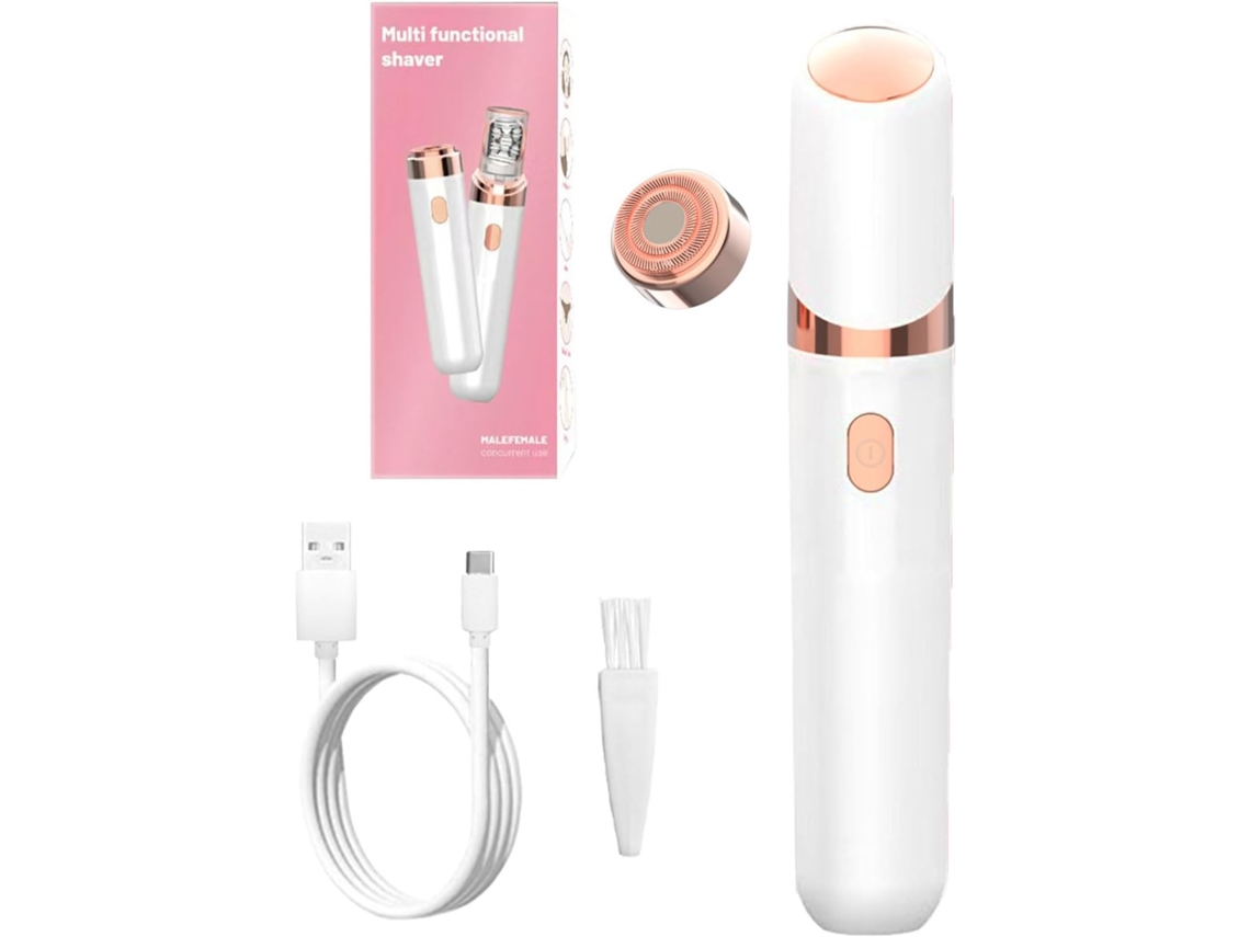 Depiladora Automática Eficaz Para Mujeres. Diseño De Doble Cabezal Para Una Depilación Rápida Y Suave.