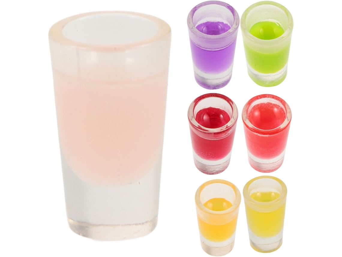 5 Juegos De Miniaturas De Bebidas Para Decoración De Casas De Muñecas