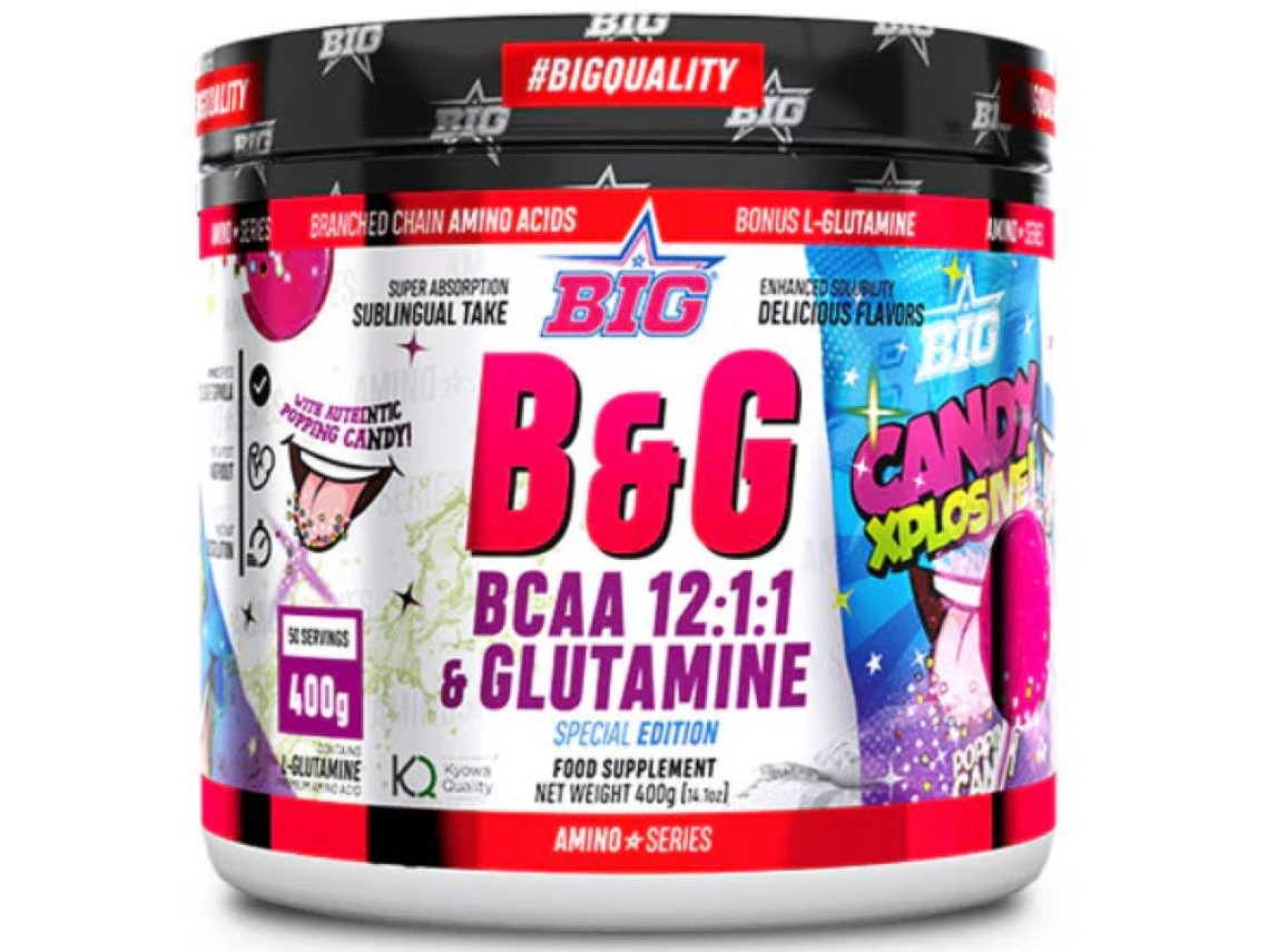 B&G Bcaa 12:1:1 + Glutamina 400 Gr Candy Xplosive