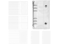 Carpeta organizadora de pegatinas, álbum de recortes con tapa transparente, carpeta con doble cierre para coleccionar Vayotoy