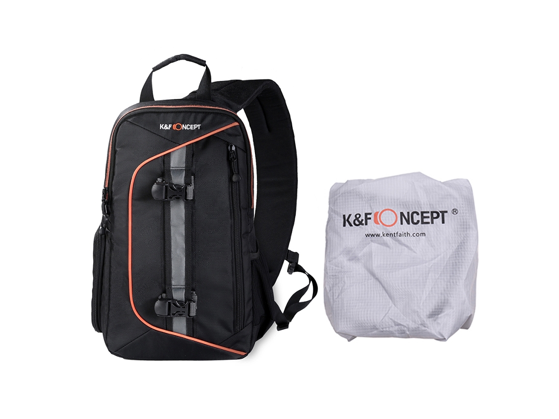 Kf Concept Mochila Bolsa Cámara Dslr Impermeable Antichoque Para Lente Outdoor Fotografía Deportes Sling Hombro