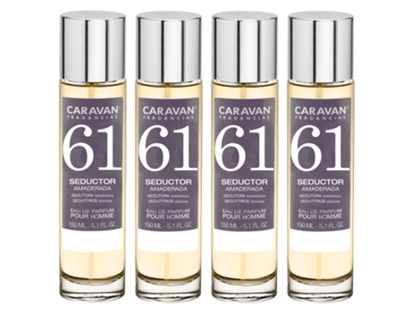4x CARAVAN Perfume de Hombre Nº61 - 150ml
