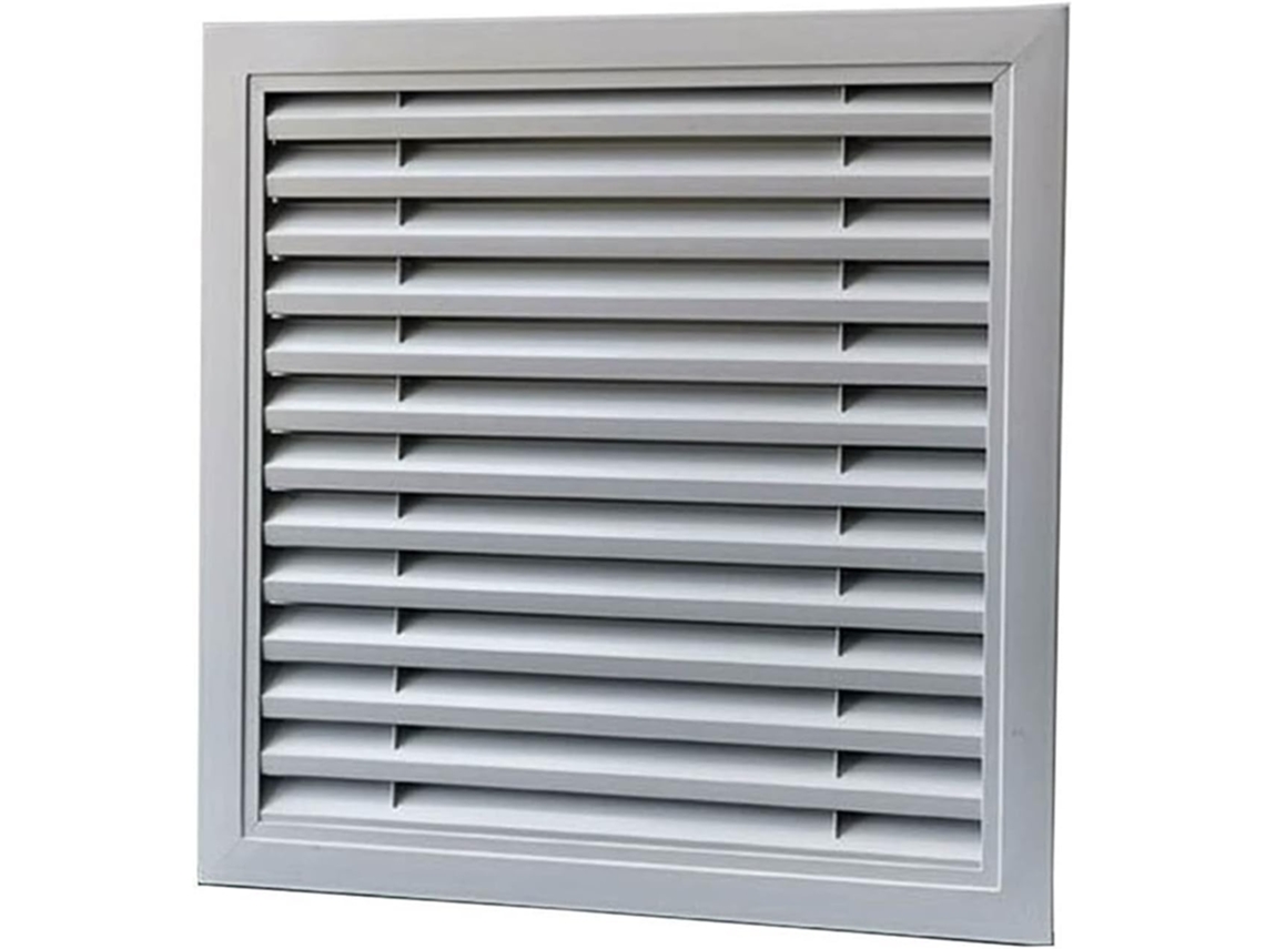 Rejillas de ventilación, cubierta de malla de aleación de aluminio, para unidad exterior de aire acondicionado, resistentes a la lluvia.