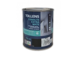 Esmalte Al Agua Extra Mate 750 Ml (Negro)
