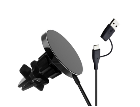 Cargador Sem Carro Carregamento Rápido para iPhone 12 Mini/12 Pro/12 YIZHOOD Negro