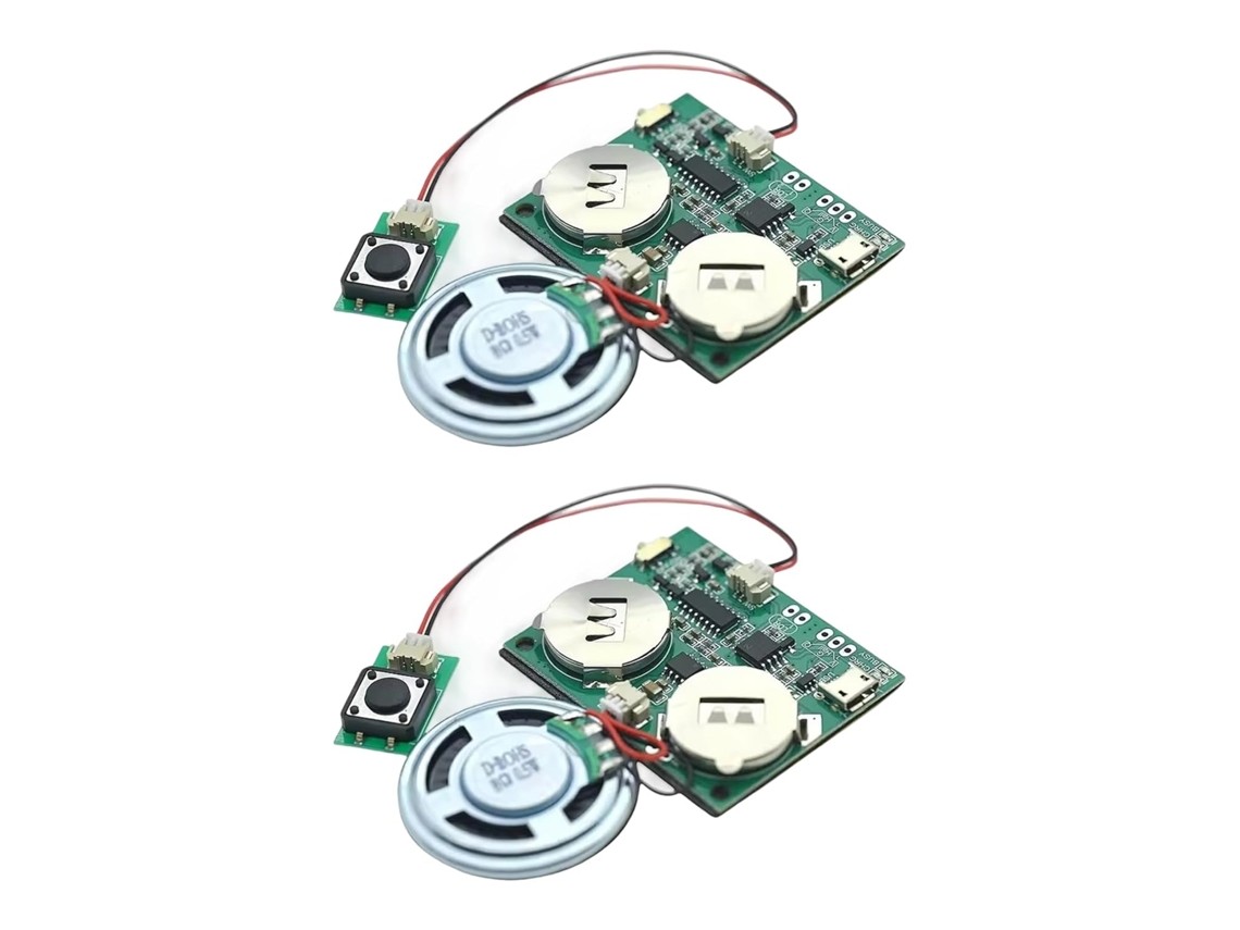 Módulo De Sonido Usb Programable Recargable Con 4 Mb De Memoria Para Proyectos.