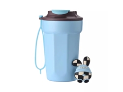 Taza térmica de acero inoxidable, color sólido, para niños y niñas, taza portátil NEVEANCE