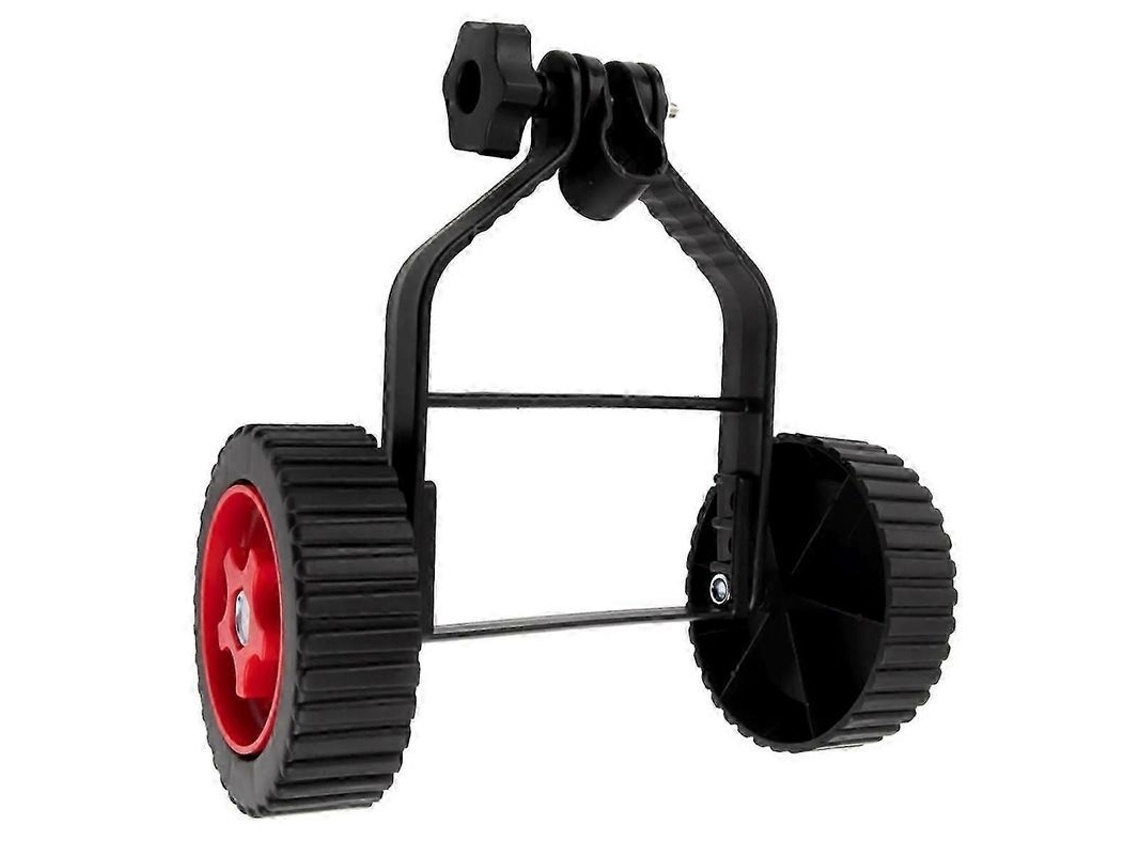 Rueda Universal Para Cortacésped Ajustable Soporte Trimmer Auxiliar Negro