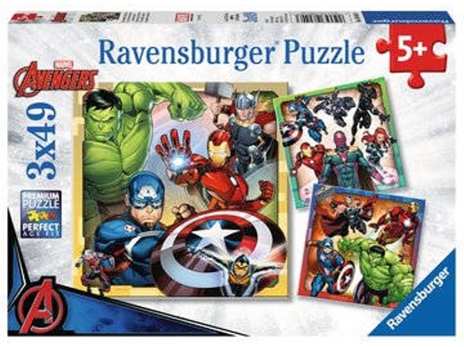 Puzzle RAVENSBURGUER Avengers (49 Piezas)