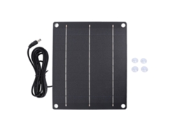 Cargador solar de 6 W con panel de silicio monocristalino e interfaz de CC, cargador de panel solar de 6 V para comercio electrónico.