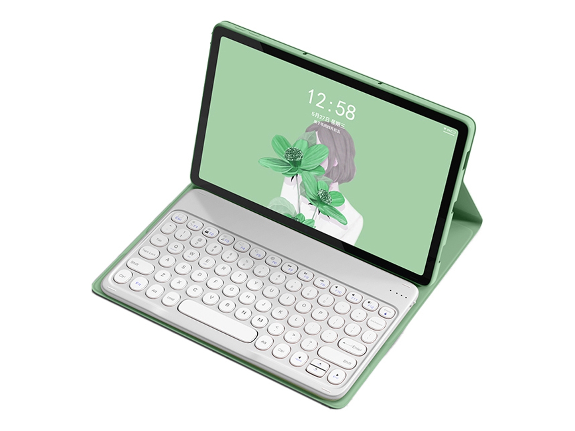 Carcasa Flip Cover y Teclado Bluetooth YIMGOTTA LX112R para Lenovo Tab P11 Pro Gen 2 11.2 2022/Pad Pro 2022 11.2