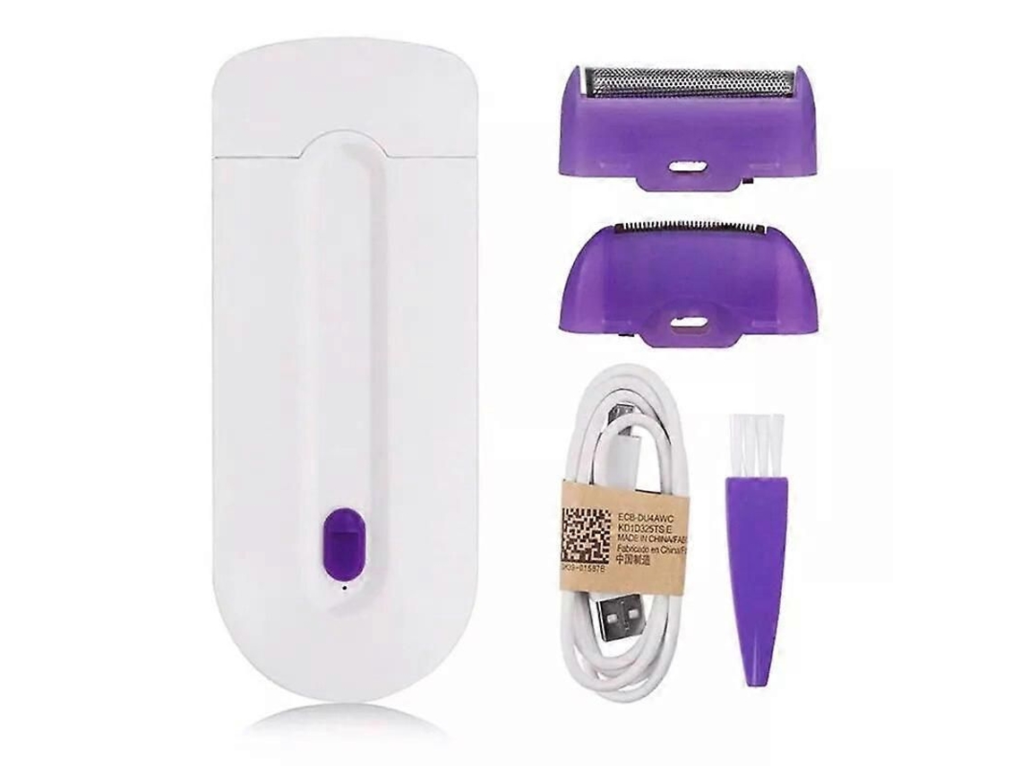 Kit profesional de depilación láser indolora, recargable por USB, para mujeres, para cuerpo, rostro, piernas, zona del bikini y manos. GOKOCO