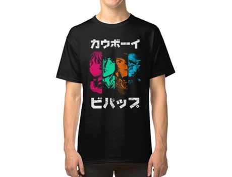 Camiseta ROCKINSTONE Bebop Noir Color Algodón para Hombre (L - Negro)