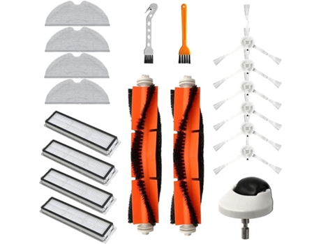 19pcs escova lateral principal filtro mop pano para xiaomi dreame d9 cleaner