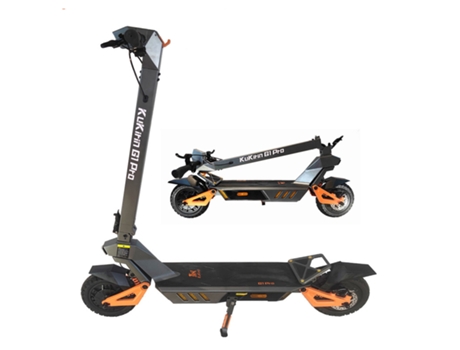 KUKIRIN G1 Pro scooter eléctrico plegable 1600W 55km/h 48V 20.8AH kilometraje máximo 70KM- Negro