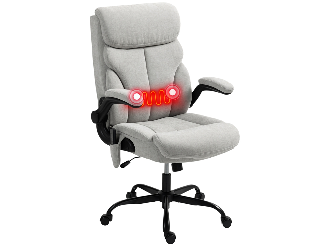 Silla De Oficina Con Función De Masaje Y Reposabrazos Plegables.