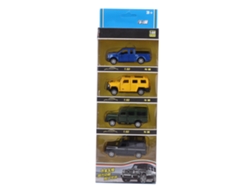 4 Coches De Juguete A Escala 1/60 De Aleación Con Tracción Retráctil Y Puerta Que Se Abre Para Niños.