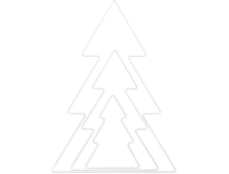 Adorno de Navidad RICO DESIGN árbol metalizado