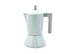Cafetera Italiana QUID Ozon Verde Metal 9 Tazas