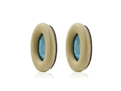 Almohadillas de espuma suave para auriculares Bose QC35, piel de oveja damasco