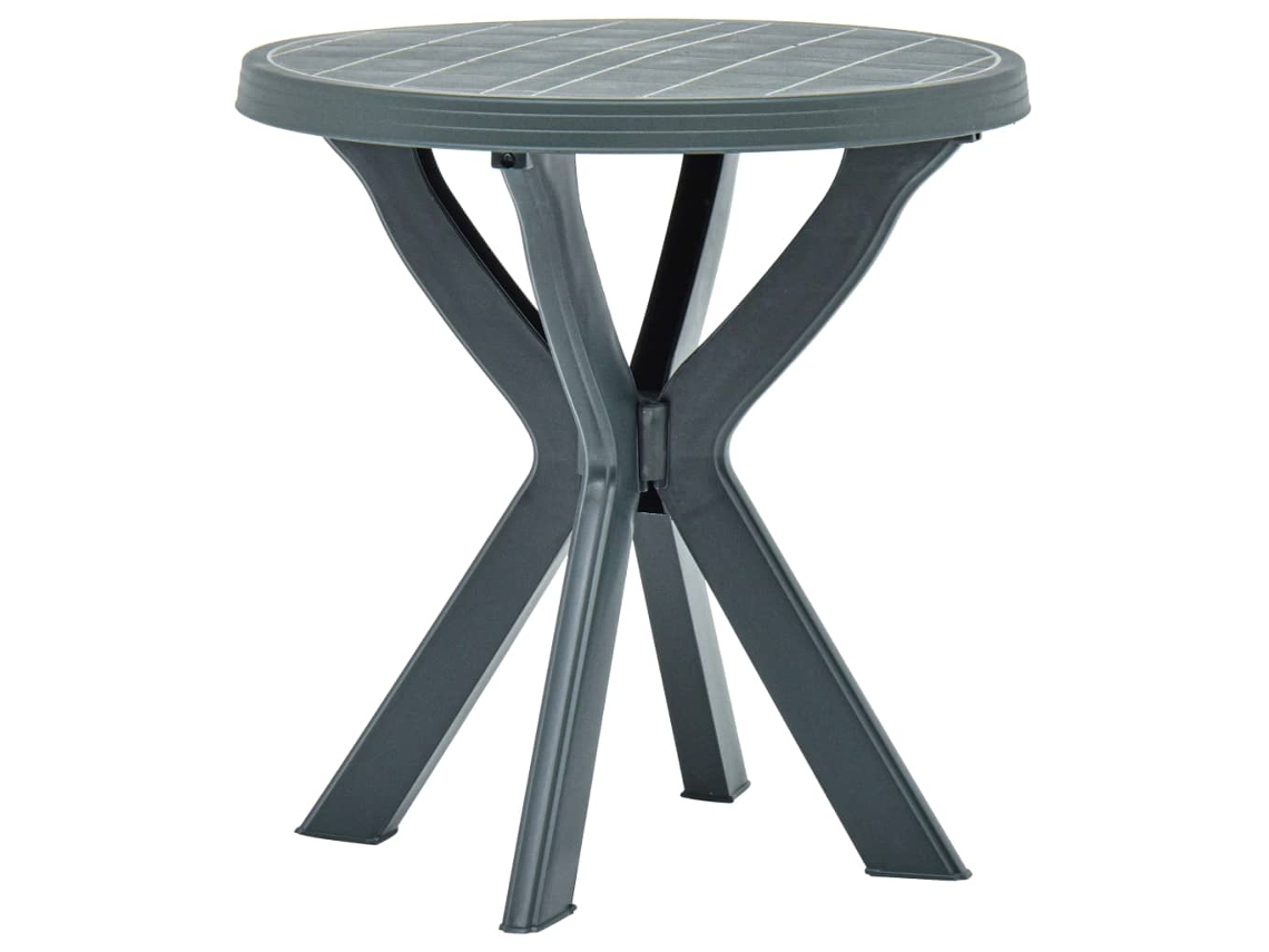 Mesa de bistró Ø70 cm Plástico verde DKD HOME DECOR