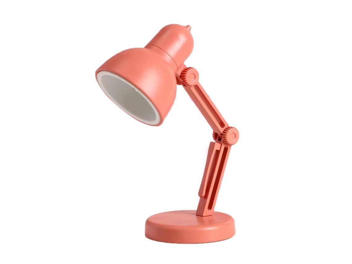 Yncm2026-lámpara De Mesa Plegable Led Con Base Magnética Desmontable Regulable Para Oficina Hogar Lectura Luz Nocturna Rojo Rosa