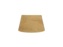 Pantalla Salma E27 Madera Clara 40dx30dx25h Conica Abierta