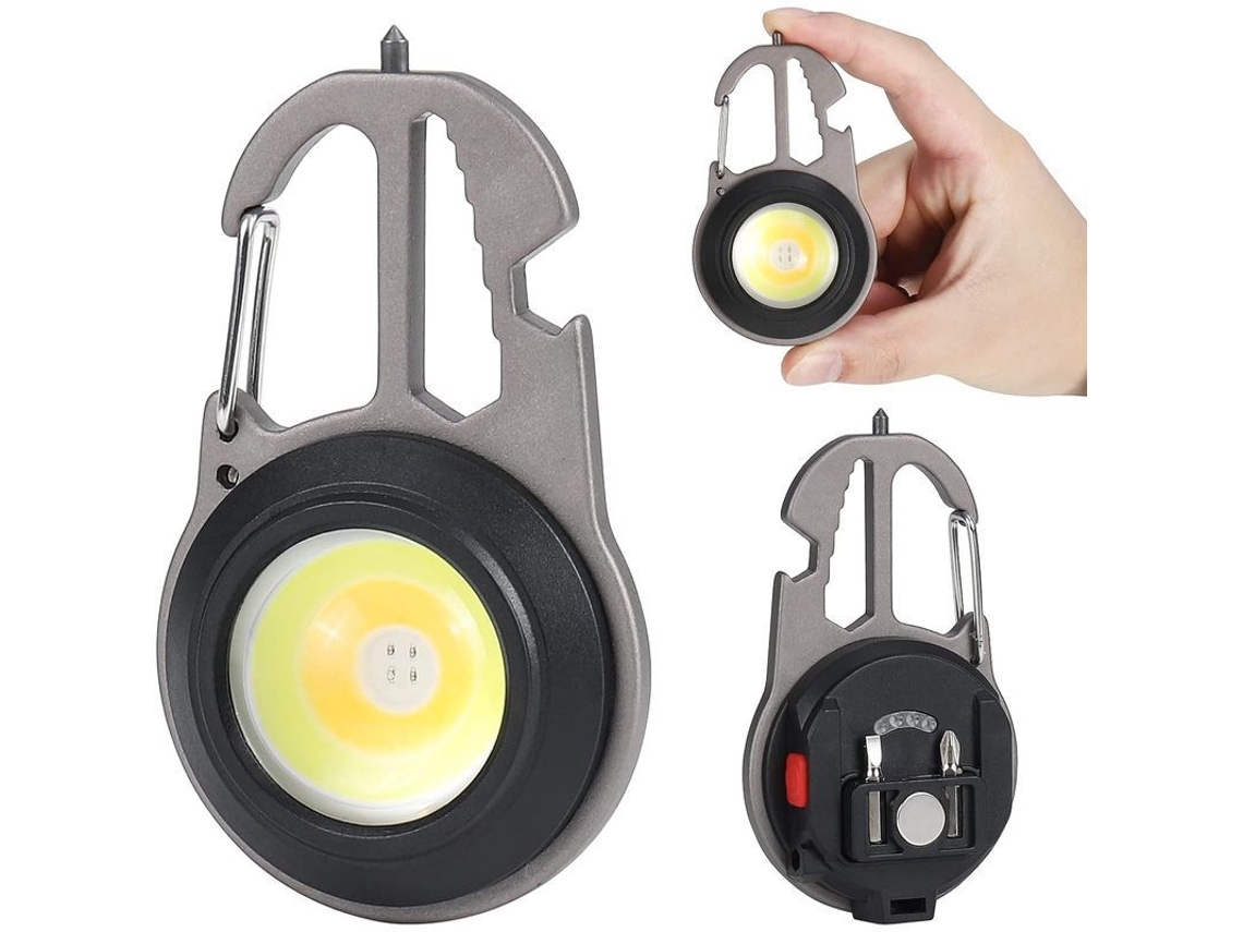 2026altiro-mini Linterna Led Con Llavero, 800 Lúmenes, 7 Modos, Recargable E Impermeable.