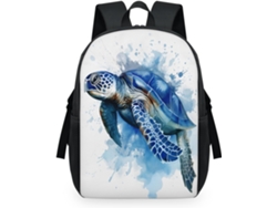 Mochila Tropicallife Diseño Tortuga Marina Acuarela Para Niños Niñas Hombres Mujeres Mochila Escolar Inform