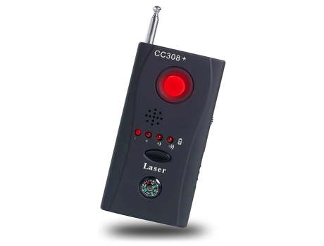 Mini detectores de cámara oculta, detector de dispositivos ocultos, detector de RF actualizado, detector antiespía portátil, negro BISBISOUS