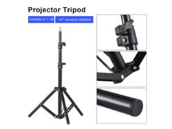 Soporte Universal Extensible Y Ajustable En Altura Para Proyector, Trípode De Aleación De Aluminio Portátil, Interfaz Lcd De 1/4".