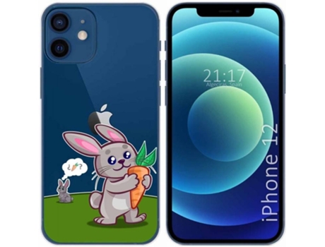 Carcasa iPhone 12 / 12 Pro (6.1) TUMUNDOSMARTPHONE Conejo Multicolor