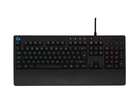Teclado Teclado para juegos Lightsync Rgb Teclas retroiluminadas Resistente a derrames Teclas personalizables BISBISOUS Teclas multimedia dedicadas
