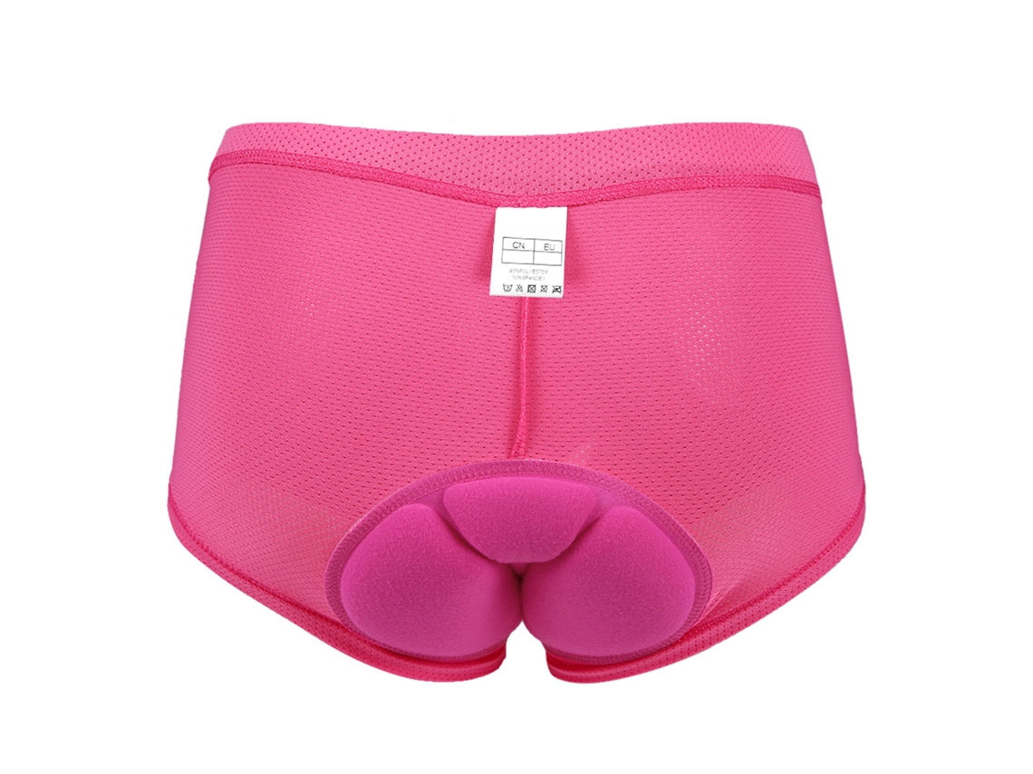 Braguitas De Ciclismo Para Mujer Con Relleno De Gel 3d, Color Rosa.