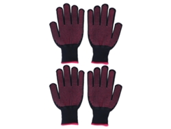 Guantes Primerox resistentes a los cortes para cocina, jardín y carpintería, HPPE, 2 pares, rosa, 25 cm