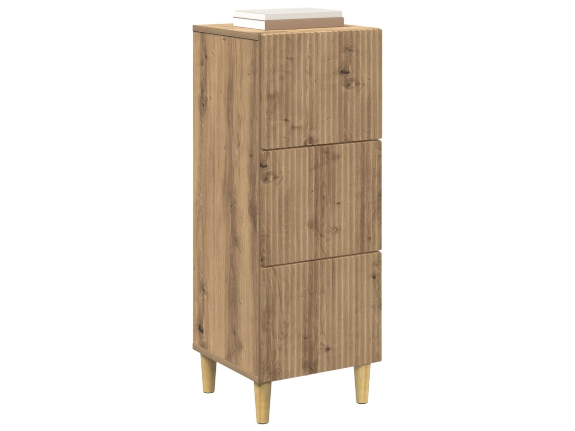 Maison Exclusive - Cajonera Roble Artesanal 33 X 34,5 X 90 Cm Madera De Ingeniería