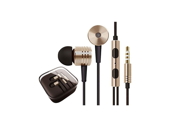 Auriculares con Cable KLACK 3.5 mm Dorado (In Ear)