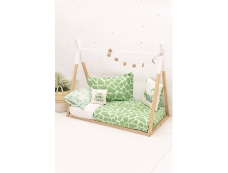 Juego de Funda Nórdica Infantil SOKIOS (160 x 270 - Poliéster - Verde)
