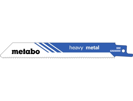 METABO 5 hojas para sierras de sable "heavy metal" 150 x 1,25 mm (628260000)