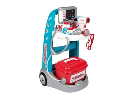 Accesorio de Casas de Juguete SMOBY Cochecito Médico Electrónico