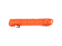 Manguera Neumática Pu Retrátil Para Ar Comprimido 6/9m Com Conectores 1/4in Macho/hembra